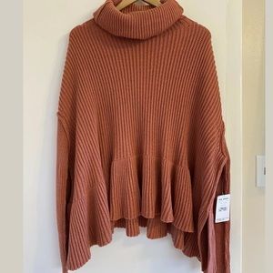NWT Free People Layer Cake turtleneck sweater